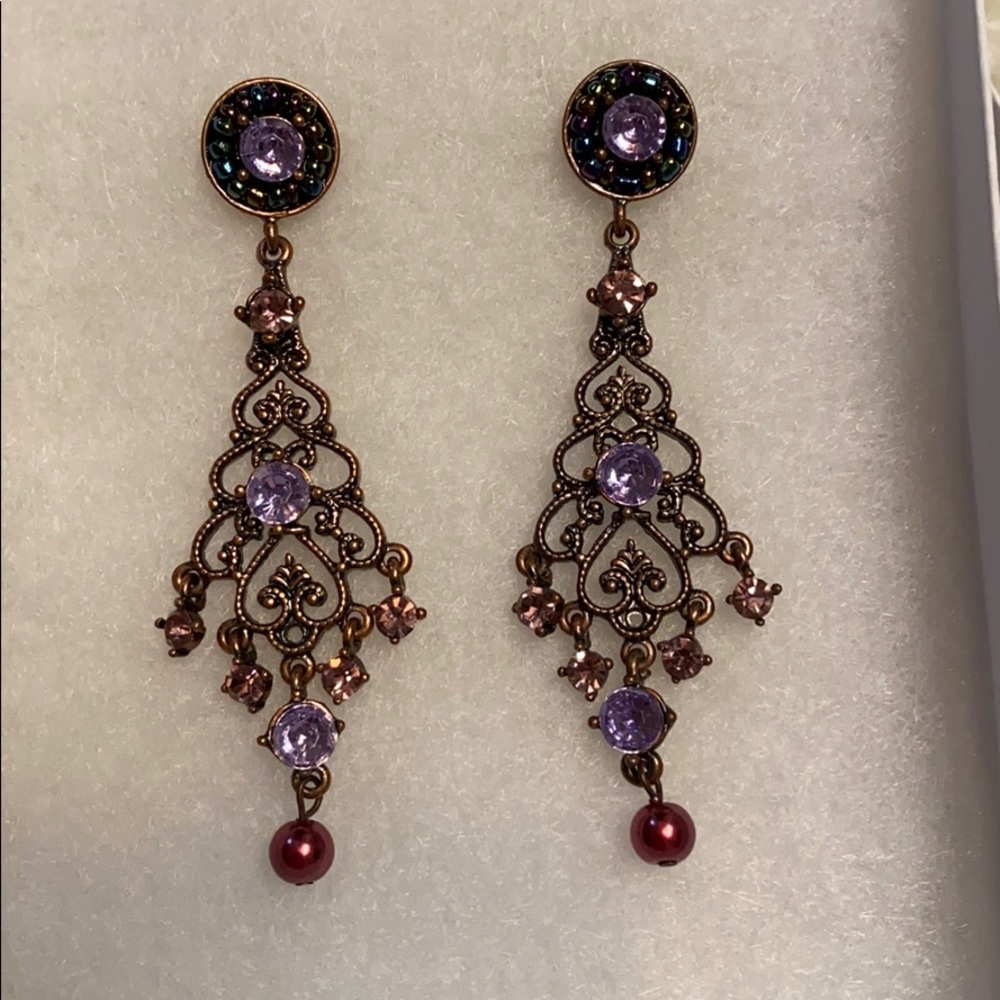 Elegant Chandelier Costume Earrings